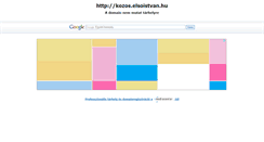 Desktop Screenshot of kozos.elsoistvan.hu